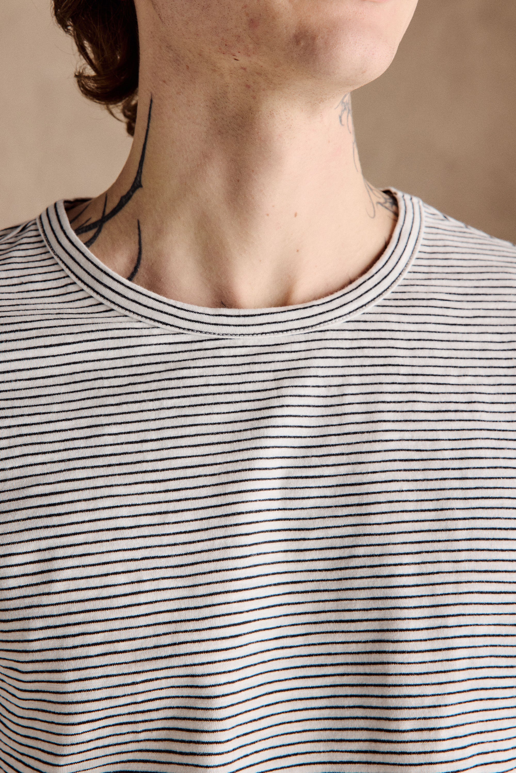 Breton Striped Shirt | Black - Image 5