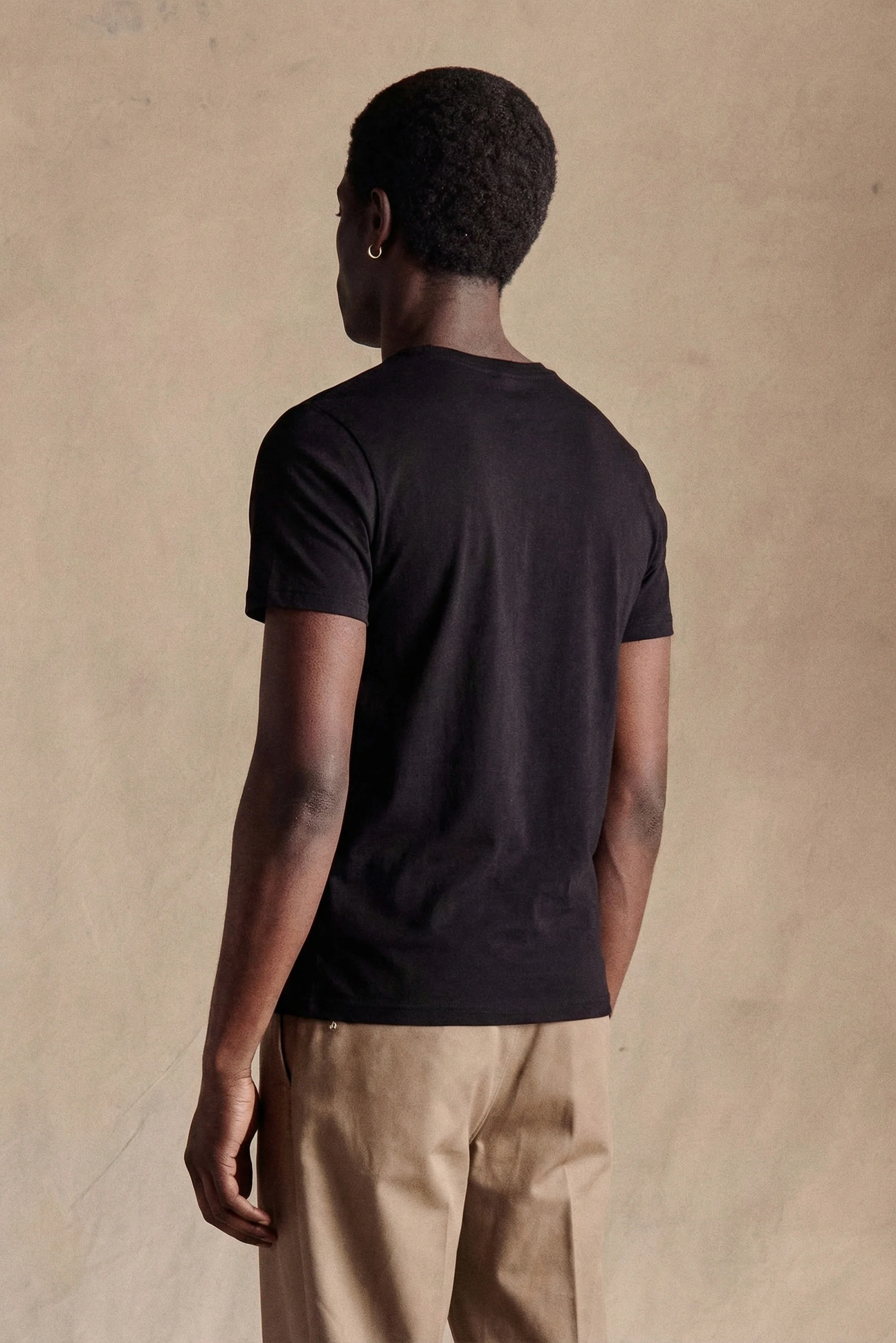 Henley Short Sleeve | Black - Image 3