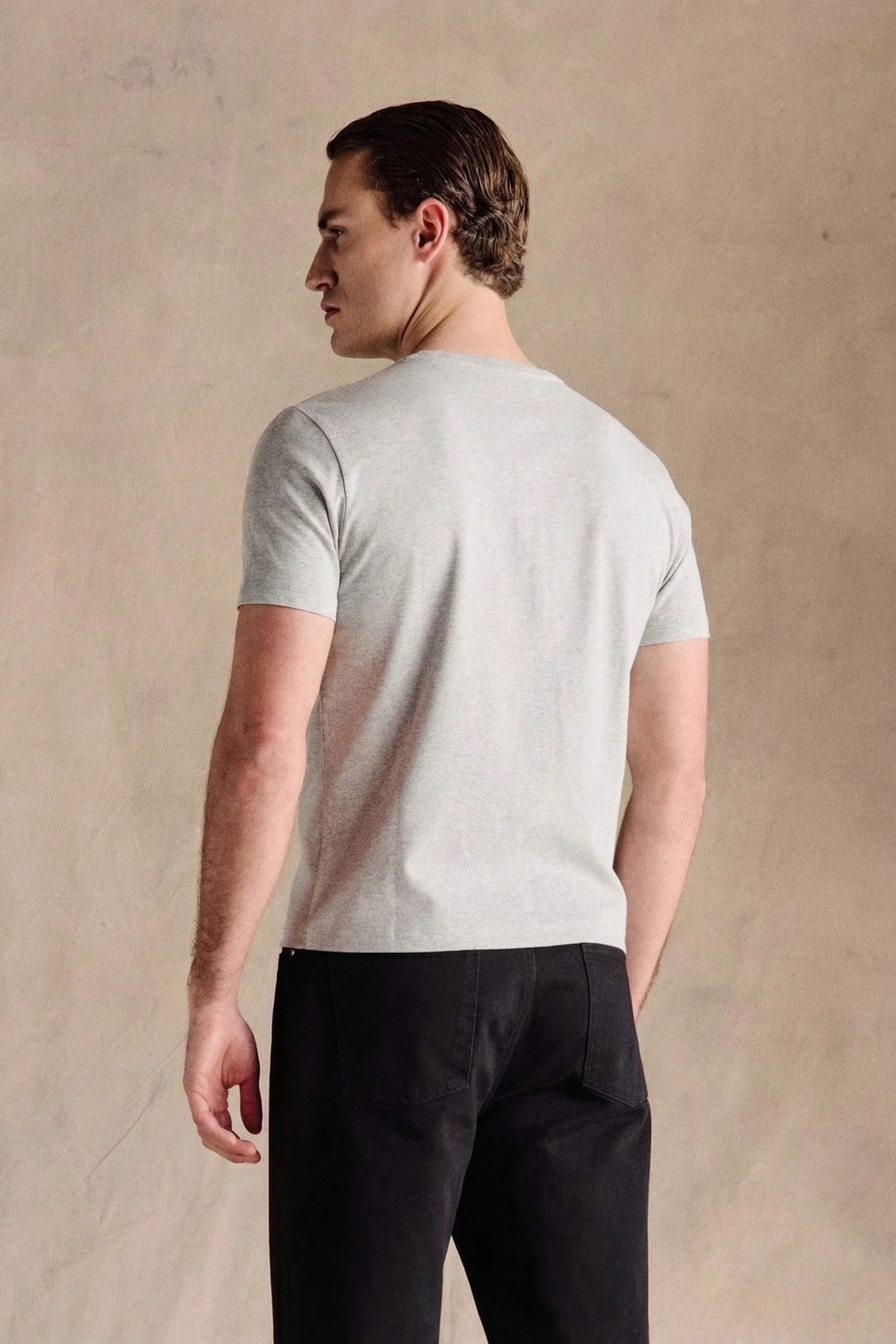 Henley Short Sleeve | Grey - Image 3