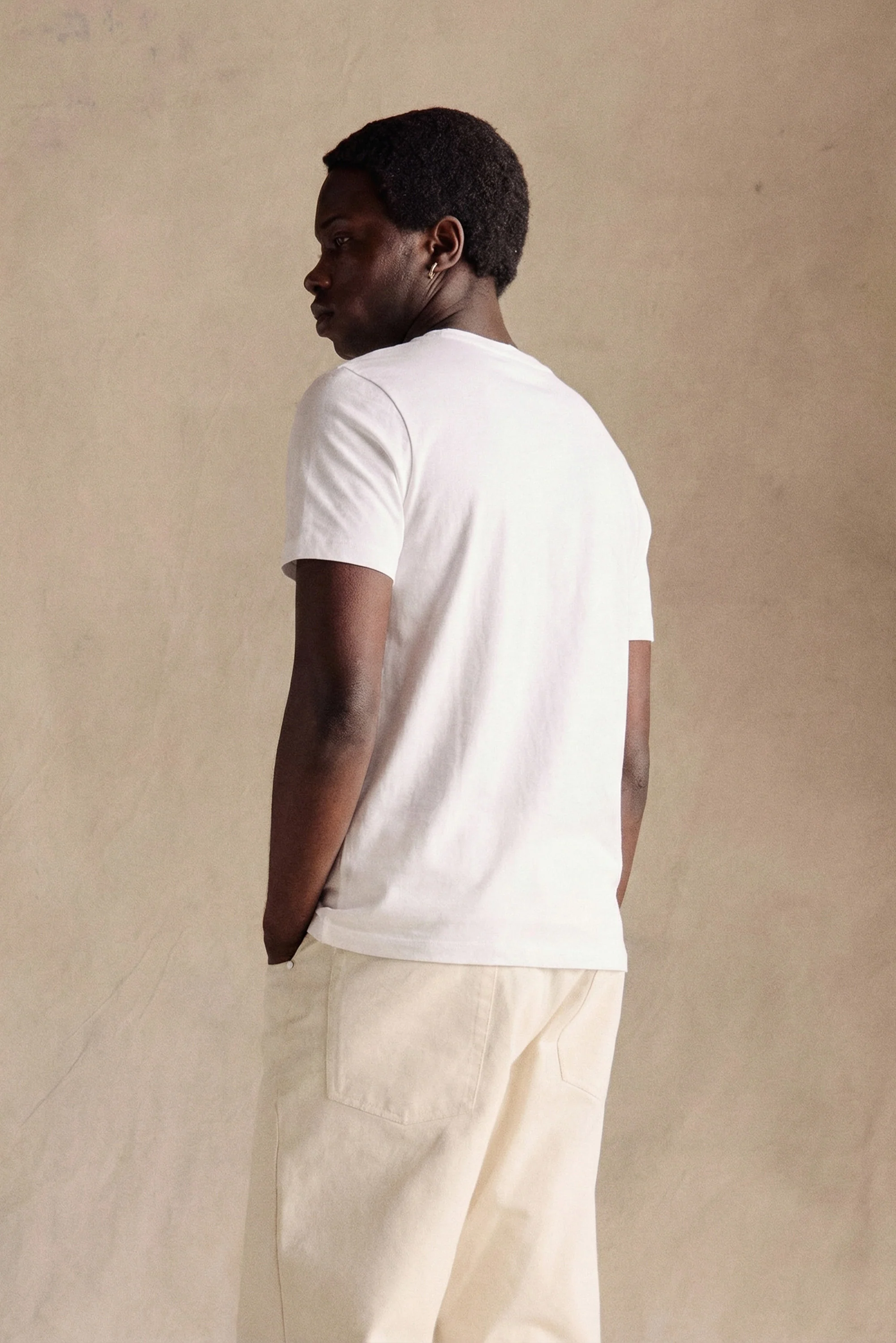 Henley Short Sleeve | White - Image 3