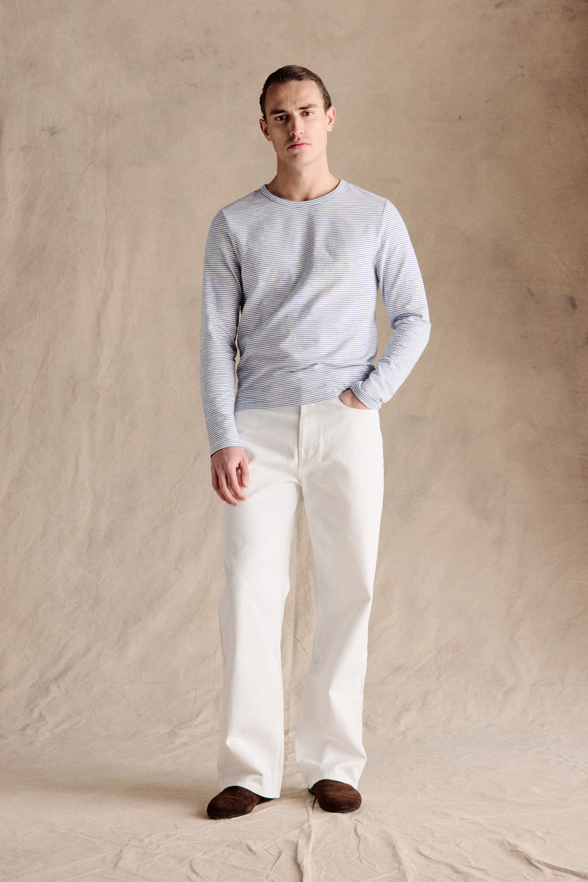 Riviera Relaxed Straight Leg Jeans | White - Image 4