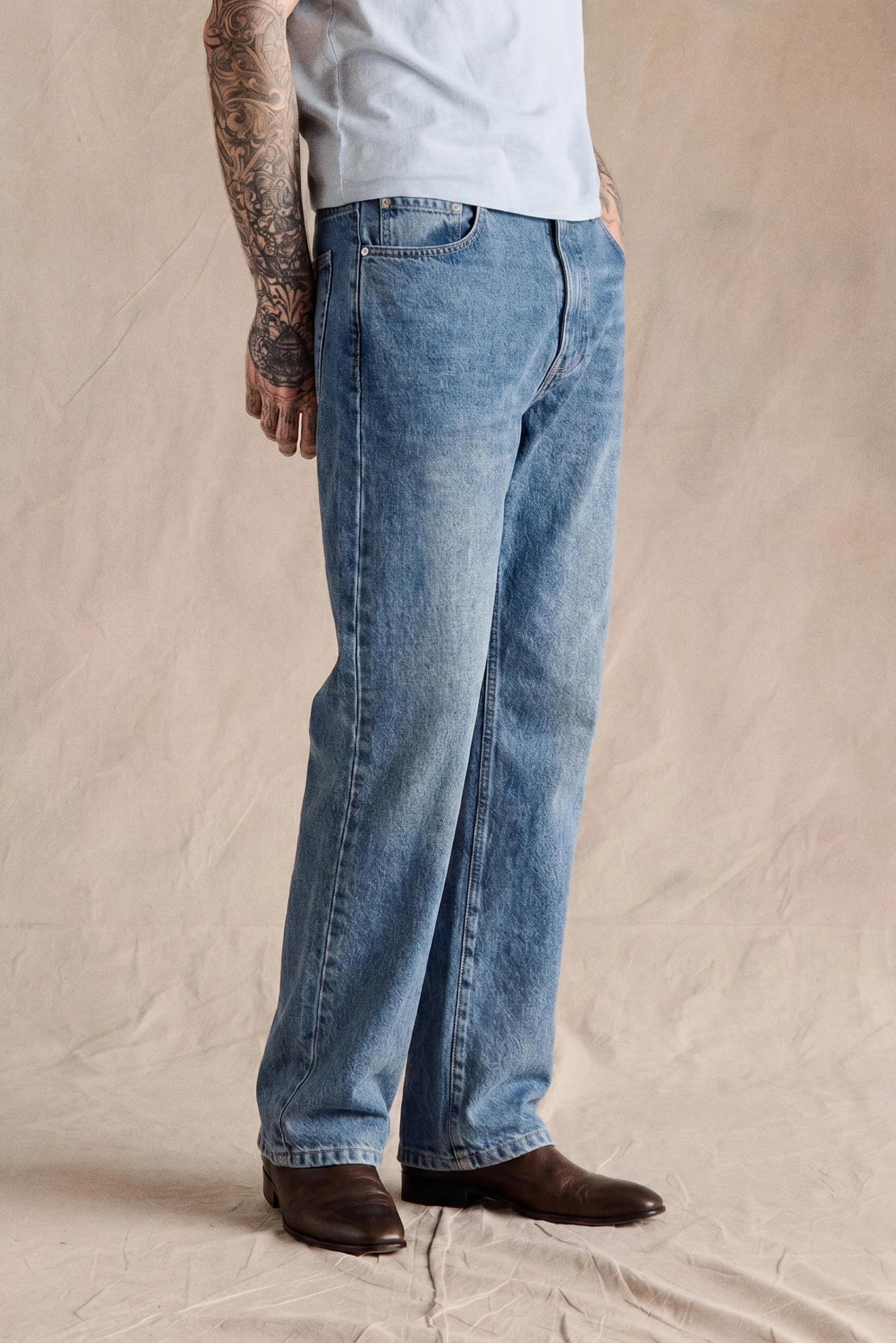 Alain Straight Jeans | Light Blue - Image 2