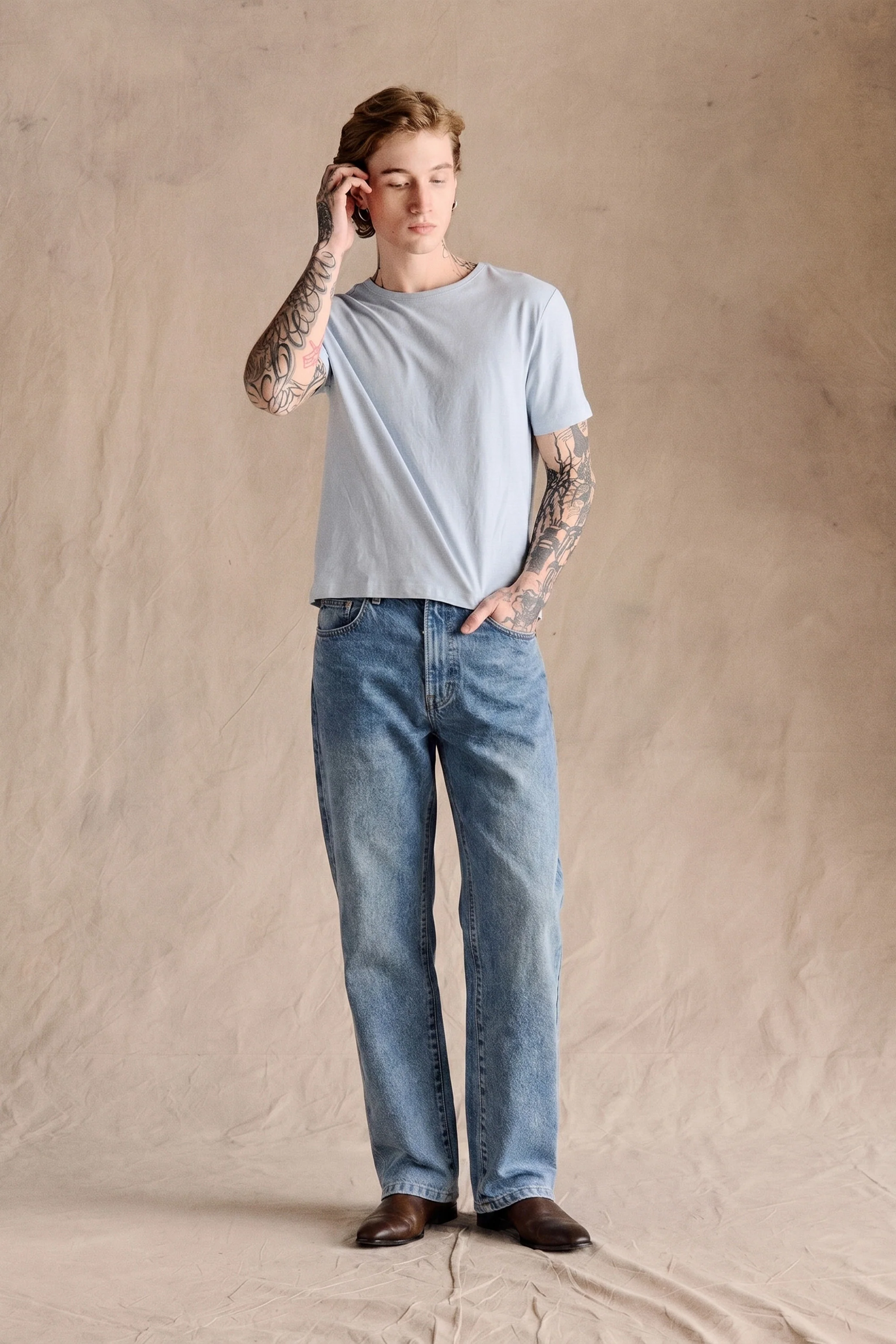 Alain Straight Jeans | Light Blue - Image 4